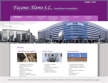 Tablet Screenshot of fachadasalamo.com